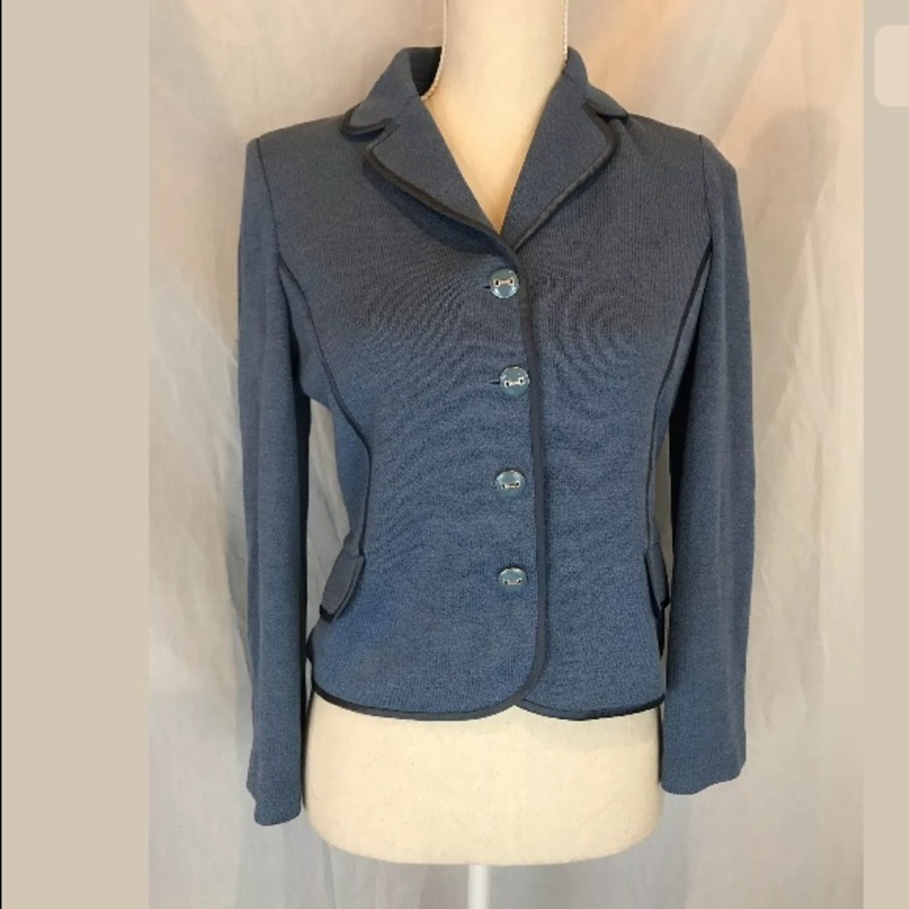 St John Collection Santana Knit Blazer Jacket 2